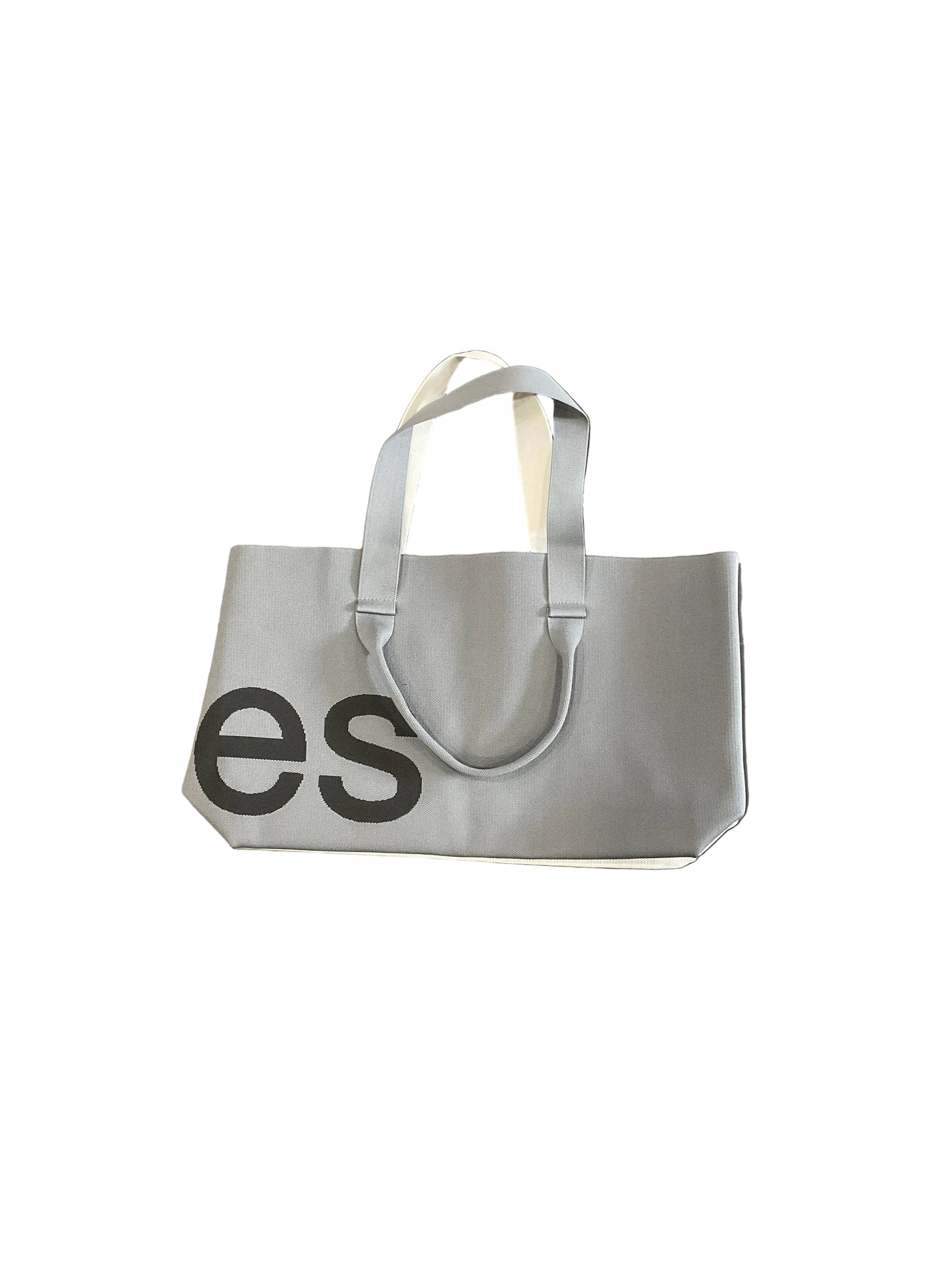 Curve Knit Dark Grey/Light Grey Two Tone Tote Bag