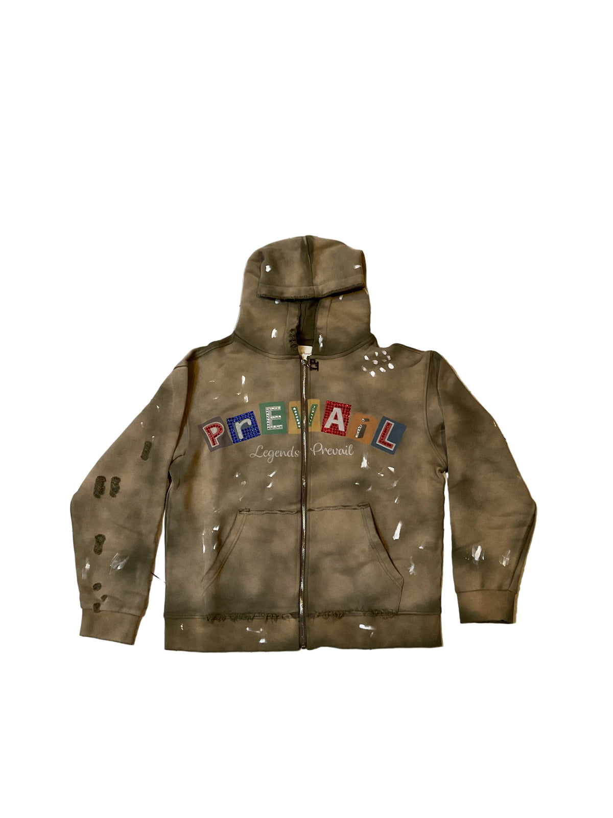 Legends Prevail Color Block Hoodie (OLIVE)