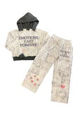 Mixed Emotion Black Last Forever Sweatsuit
