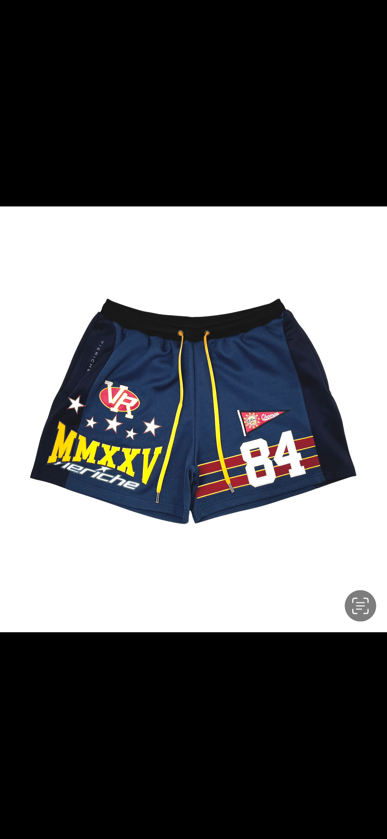Vie Riche Navy Blue Patchwork Set