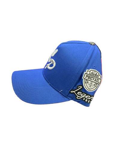 Lp Royal Blue & White Hat