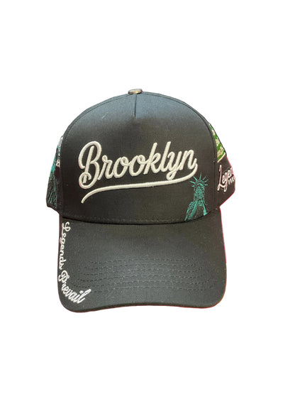 Legends Prevail Brooklyn Black & White Hat