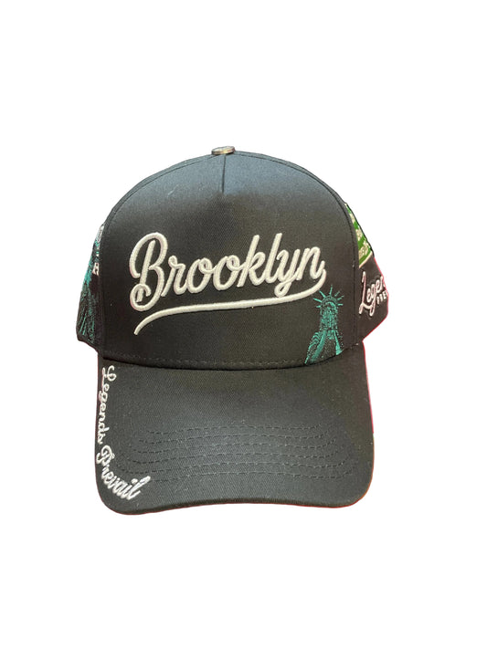 Legends Prevail Brooklyn Black & White Hat