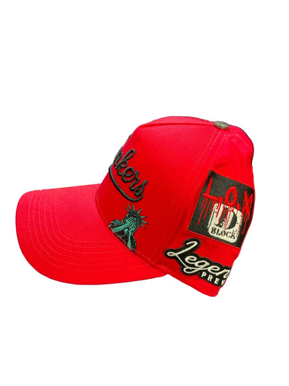 Legends Prevail Yonkers Red & Black Hat