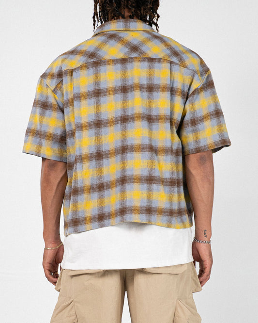 EPTM Boxy Flannel Sky Blue