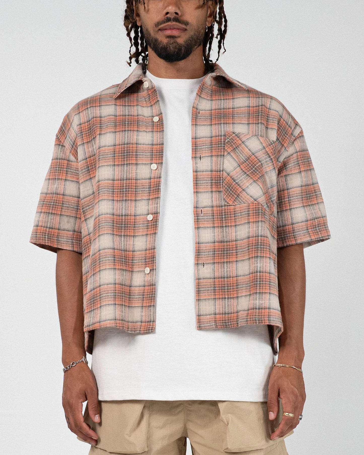 EPTM Boxy Flannel Coral