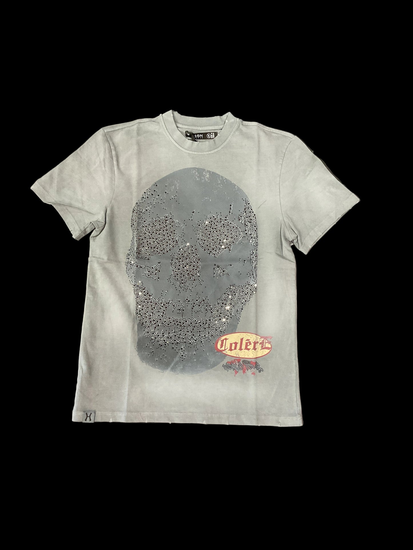 Hudson Skull Grey TShirt