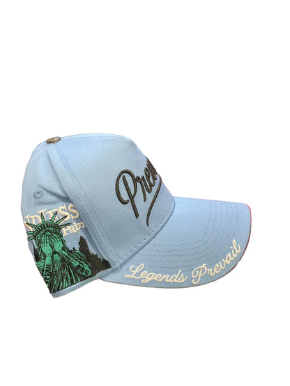 Prevail Light Blue & Black Hat
