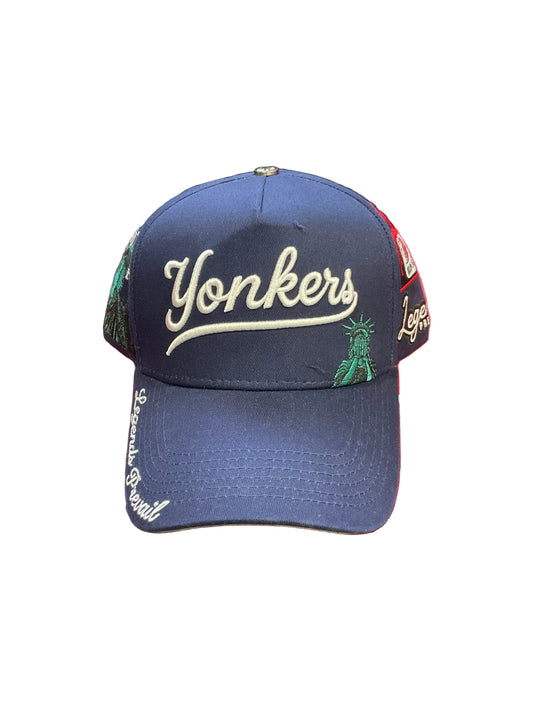Legends Prevail Yonkers Navy Blue & White Hat