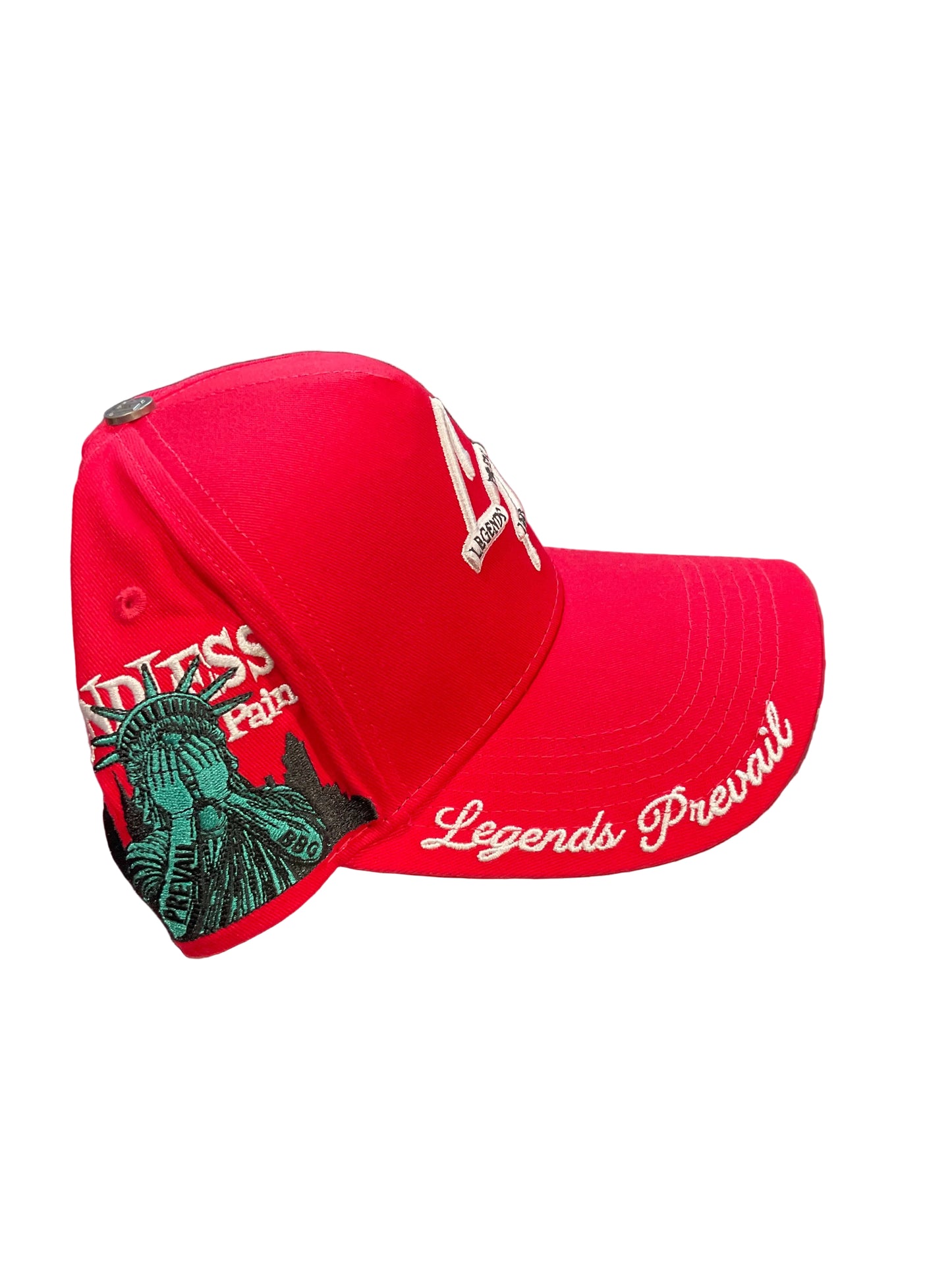 Lp Red & White Hat
