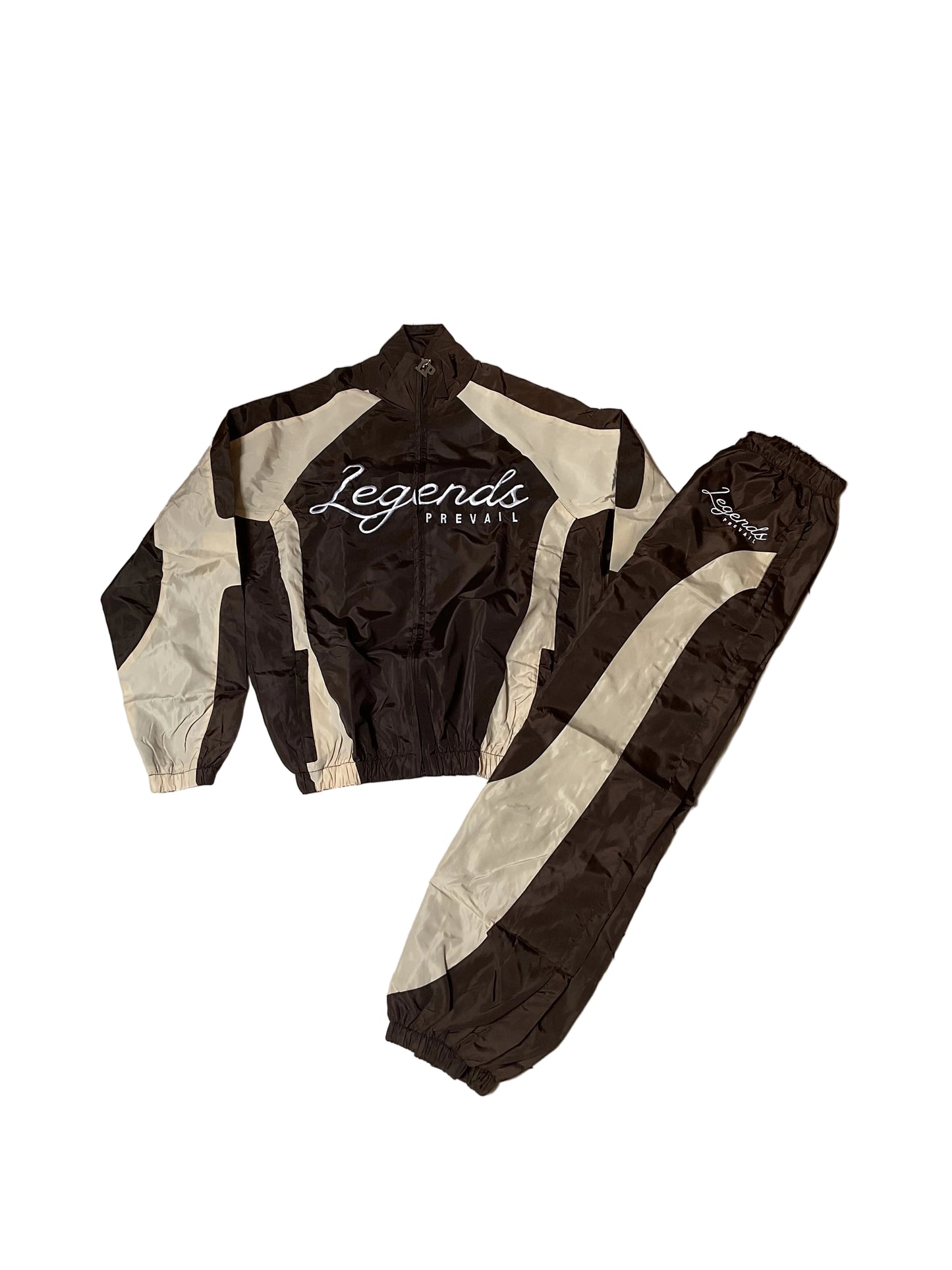 Legends Suit Track Suit (Brown /Cream)