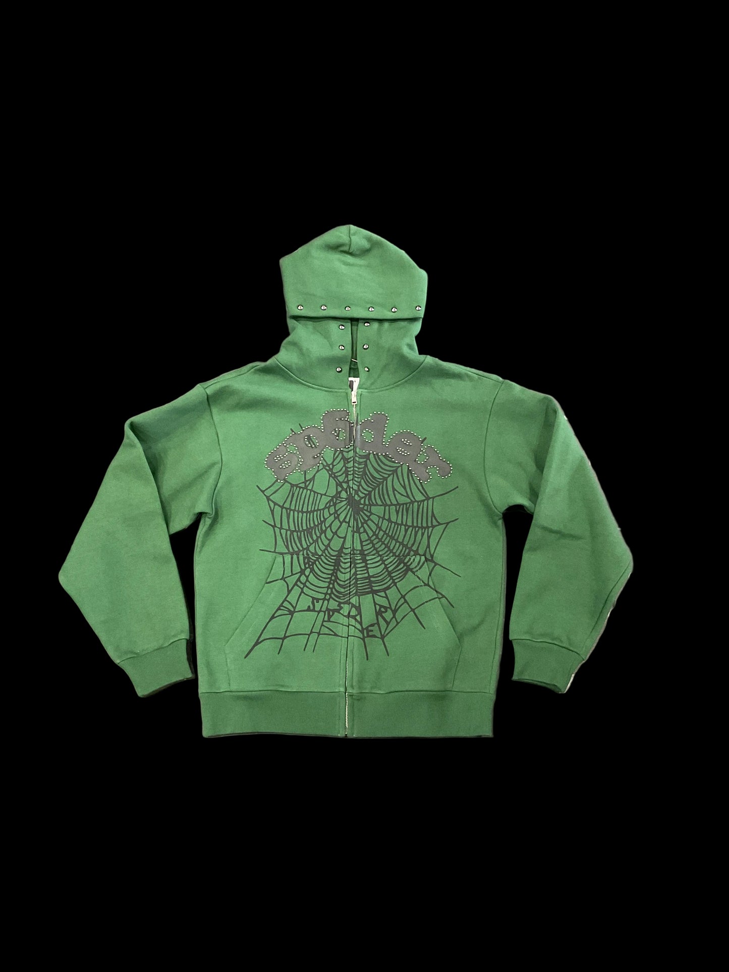 Spyder Green Studded OG Web Hoodie