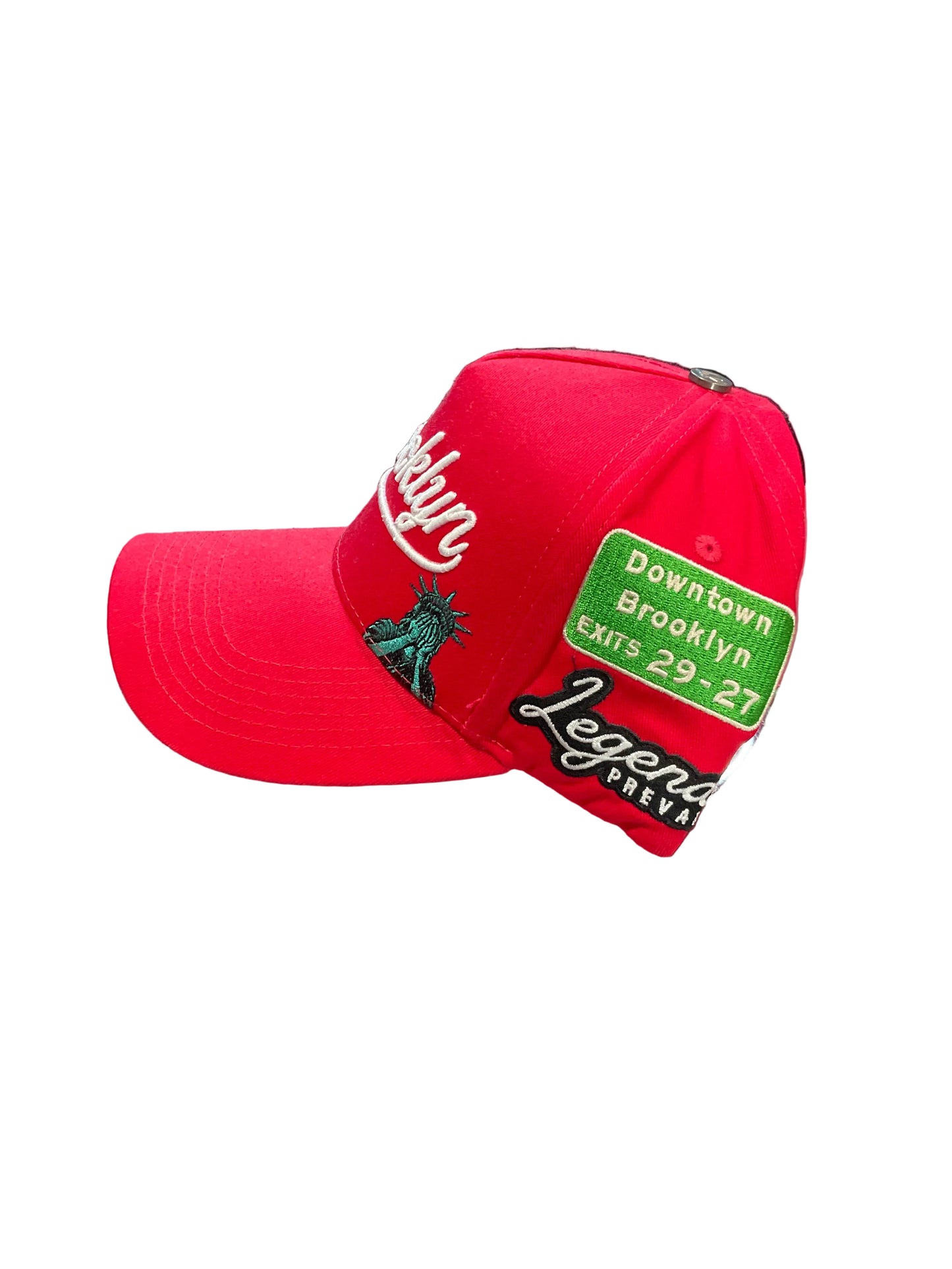 Legends Prevail Brooklyn Red & White Hat