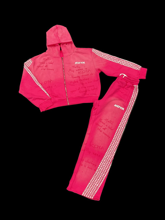 Koya Pink Sweatsuit