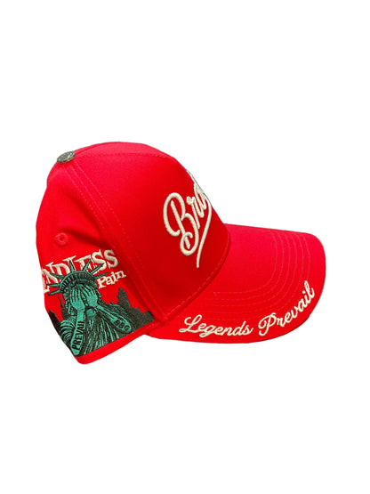 Legends Prevail Bronx Red & White Hat