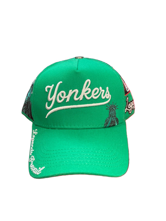 Legends Prevail Yonkers Green & White Hat
