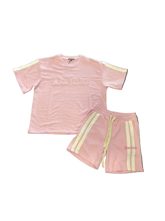 Doctrine Pink Short Set
