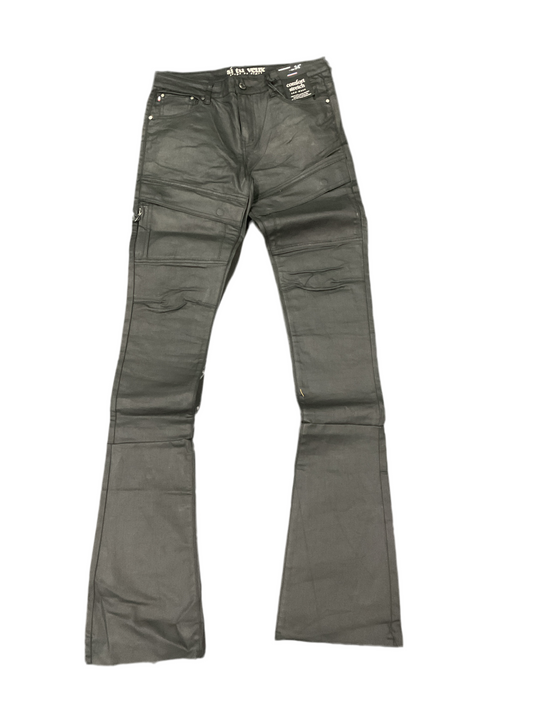 Si Tu Veux Black Stacked Denim