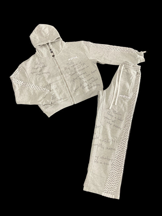 Koya Grey Sweatsuit Set