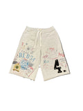 BLDG4. Light Gray Gateway Shorts