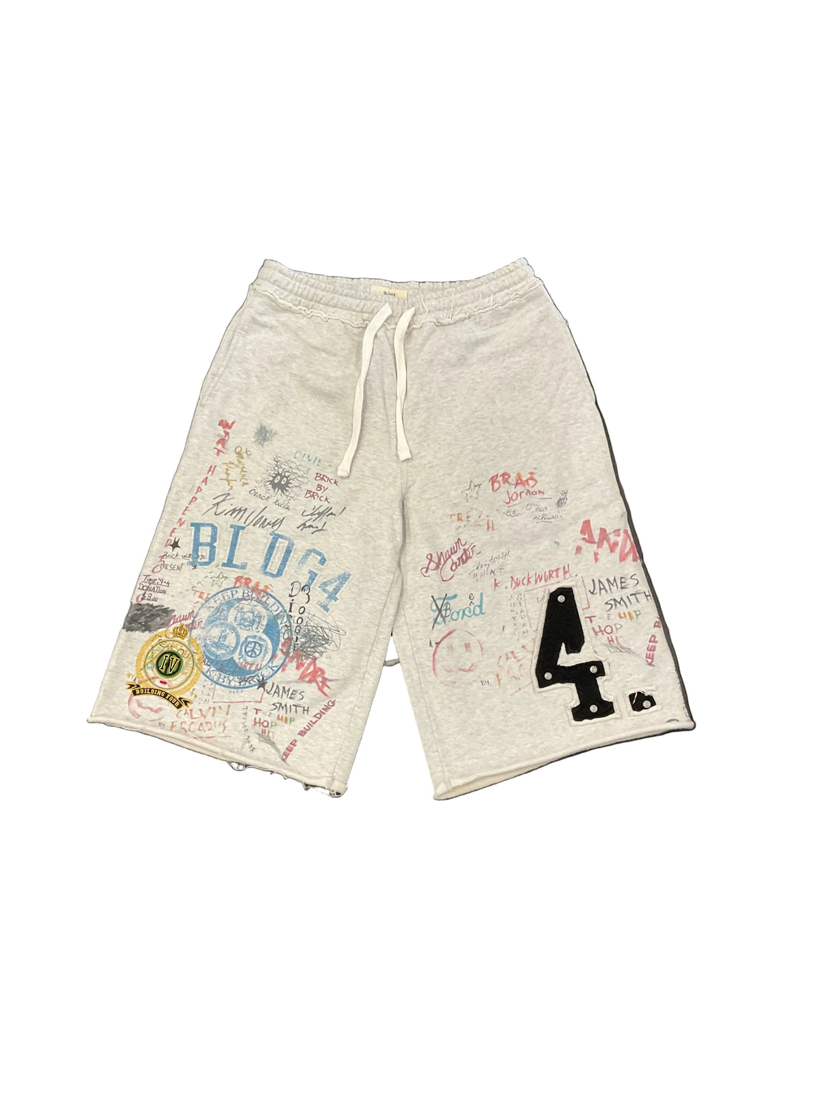 BLDG4. Light Gray Gateway Shorts