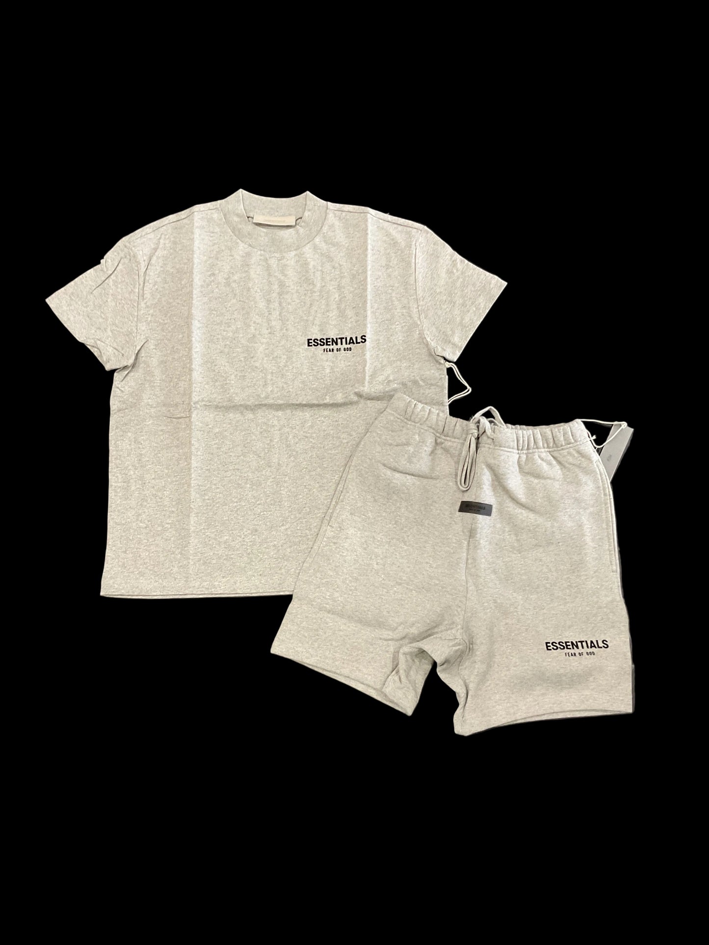 Essentials Dark Oat Short Set