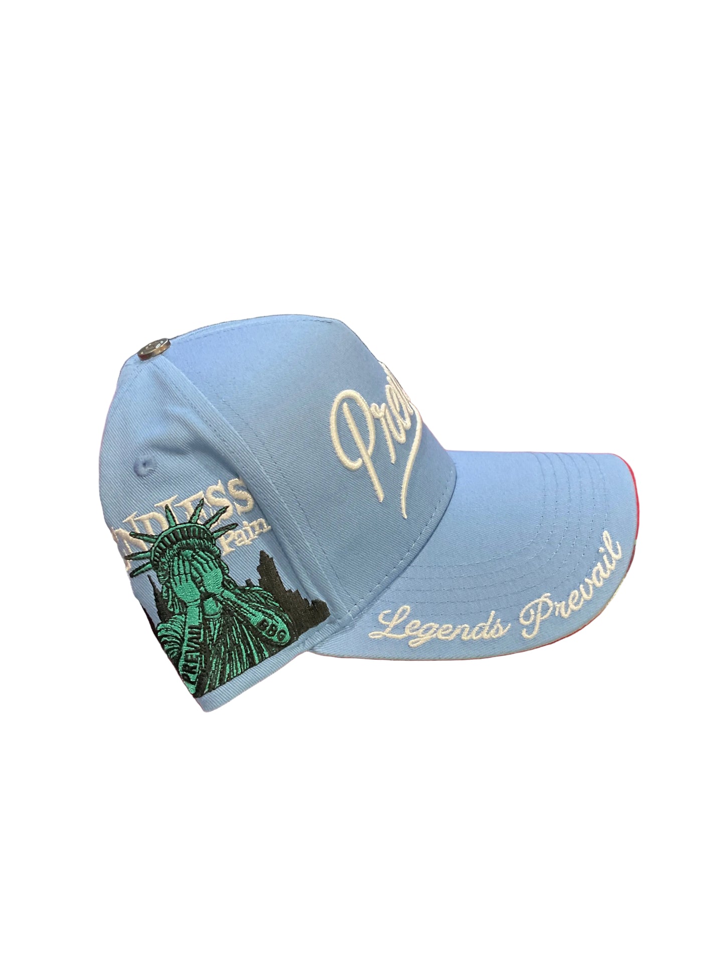 Prevail Light Blue & White Hat