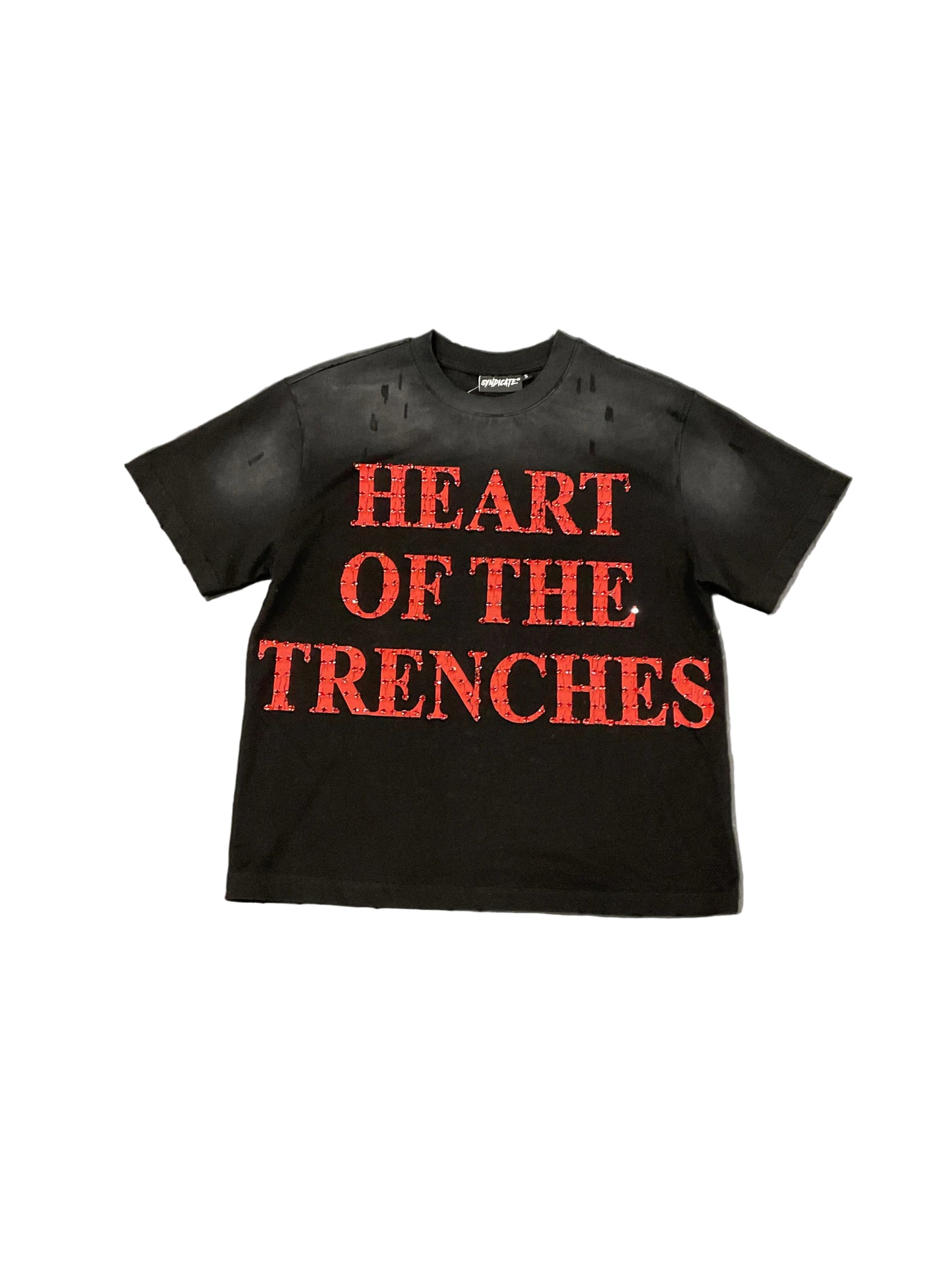 Syndicate Heart Black/Red Tee