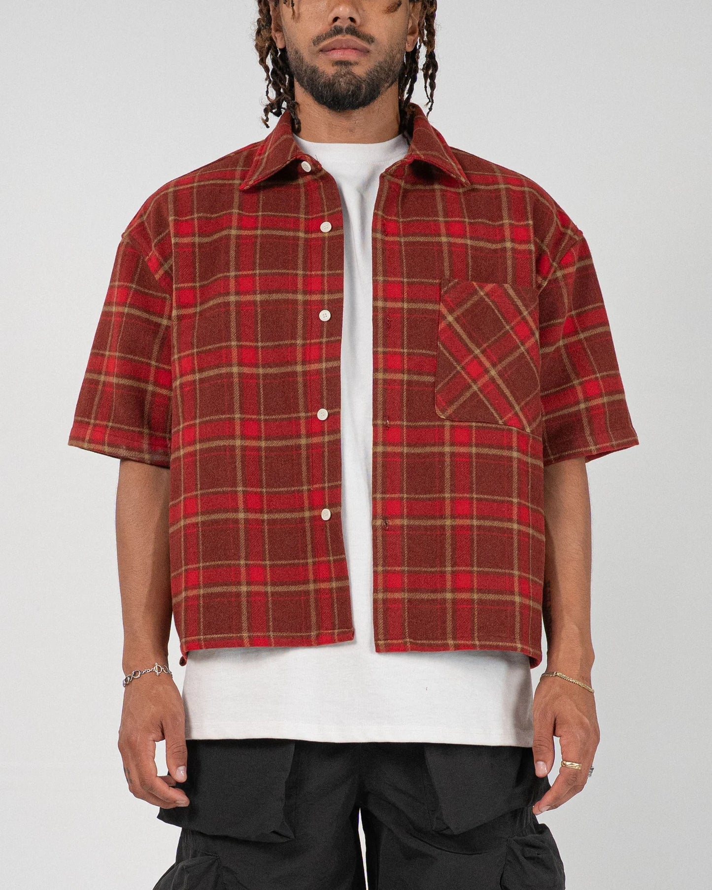 EPTM Boxy Flannel Red