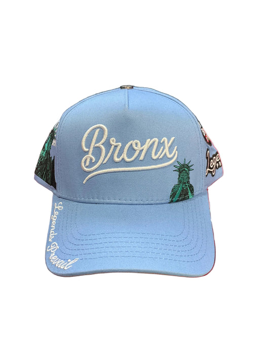 Legends Prevail Bronx Baby Blue & White Hat
