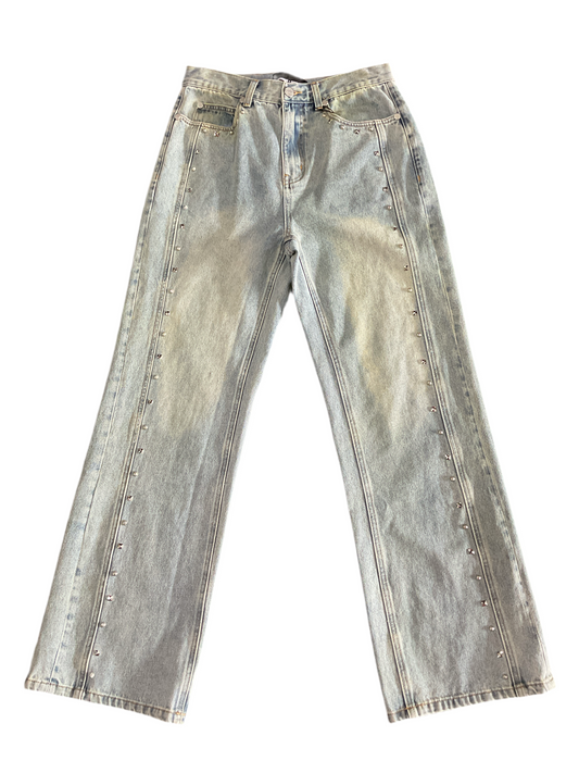 Homme Femme Studded Denim