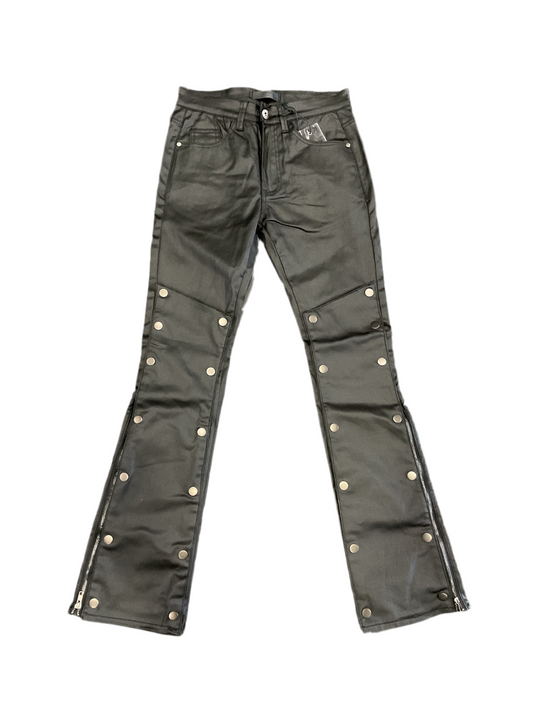 KDNK DOUBLE LAYER ZIPPER PANTS