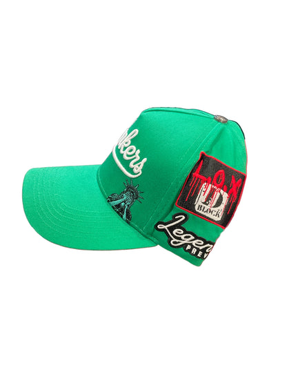 Legends Prevail Yonkers Green & White Hat