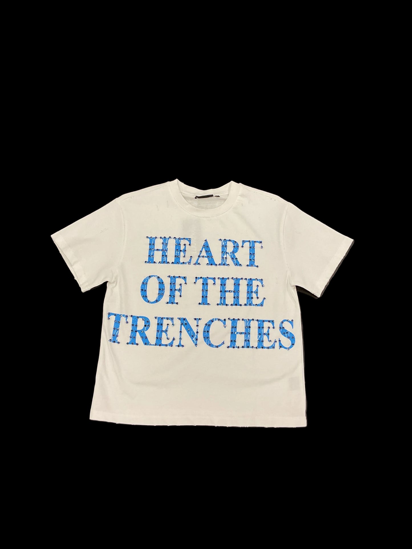 Syndicate Heart White/Blue Tee