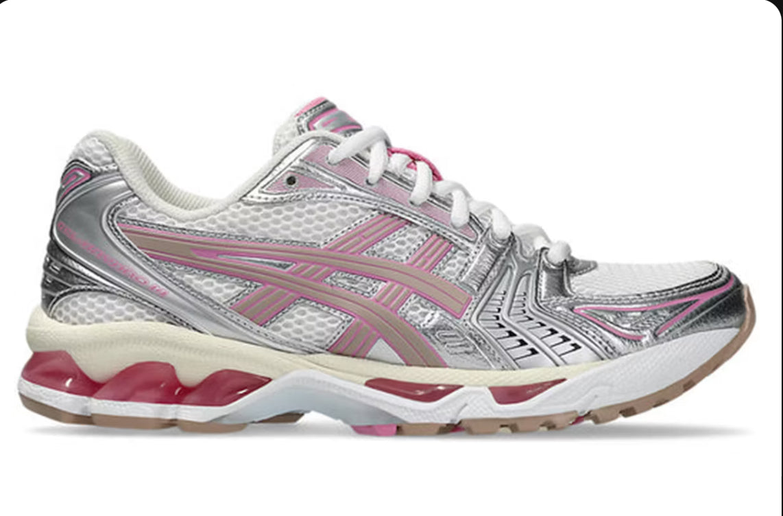 Gel kayano 14 pink white fawn