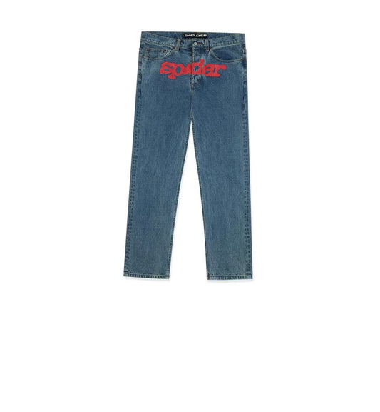 Sp5der v3 Indigo denim
