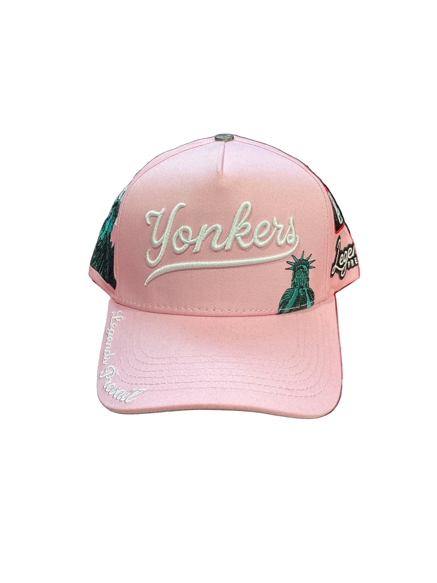 Legends Prevail Yonkers Light Pink & White Hat
