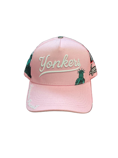 Legends Prevail Yonkers Light Pink & White Hat