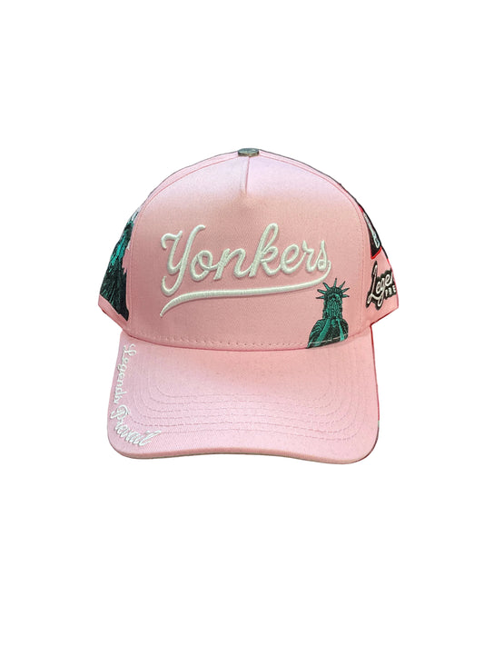 Legends Prevail Yonkers Light Pink & White Hat