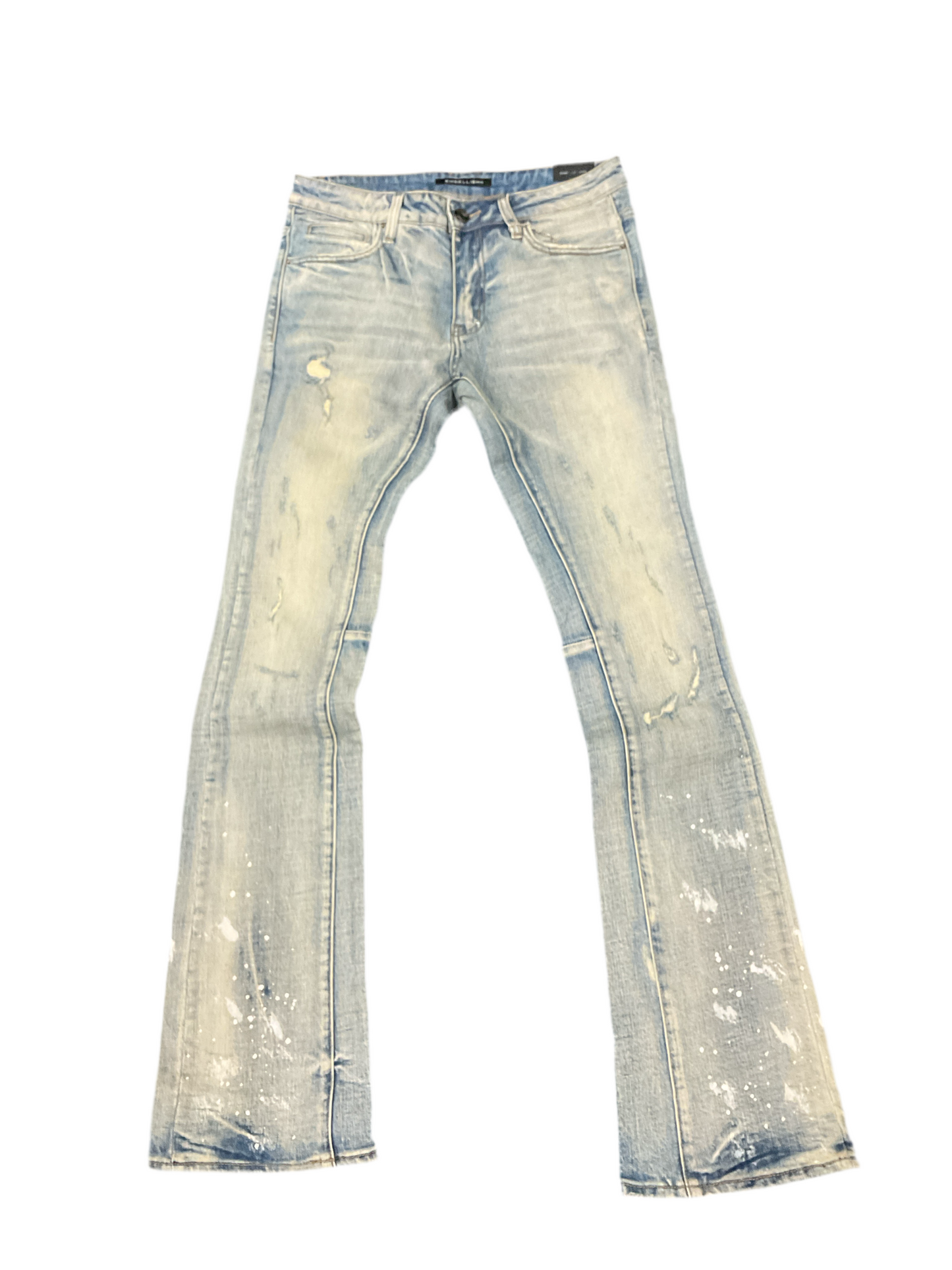 Embellish Paint Splash Denim