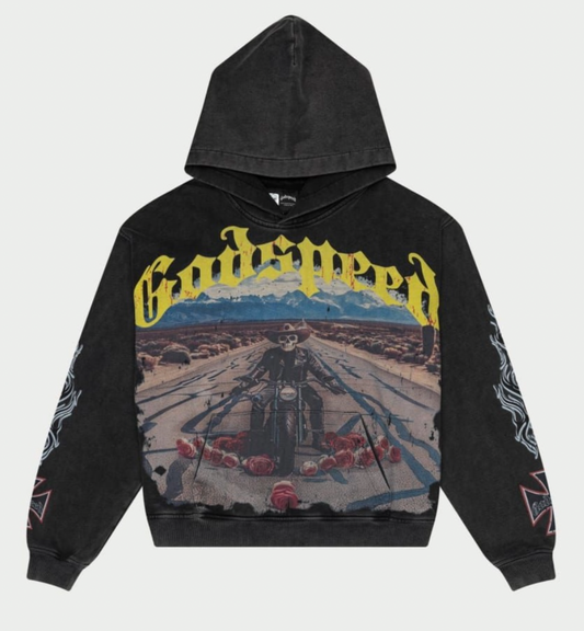 Godspeed Lonely Road black hoodie