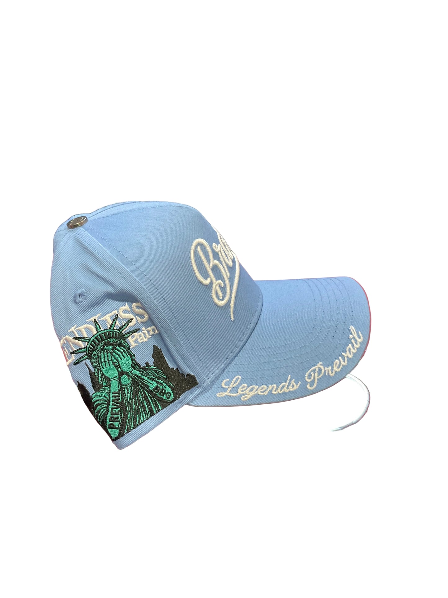 Legends Prevail Bronx Baby Blue & White Hat