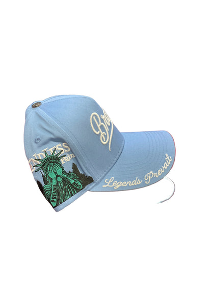 Legends Prevail Bronx Baby Blue & White Hat