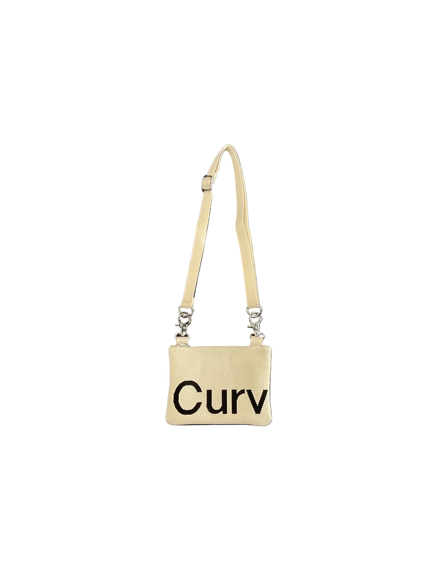 Curves Mini Knit Cream Bag