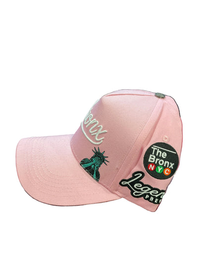 Legends Prevail Light Pink & White Hat