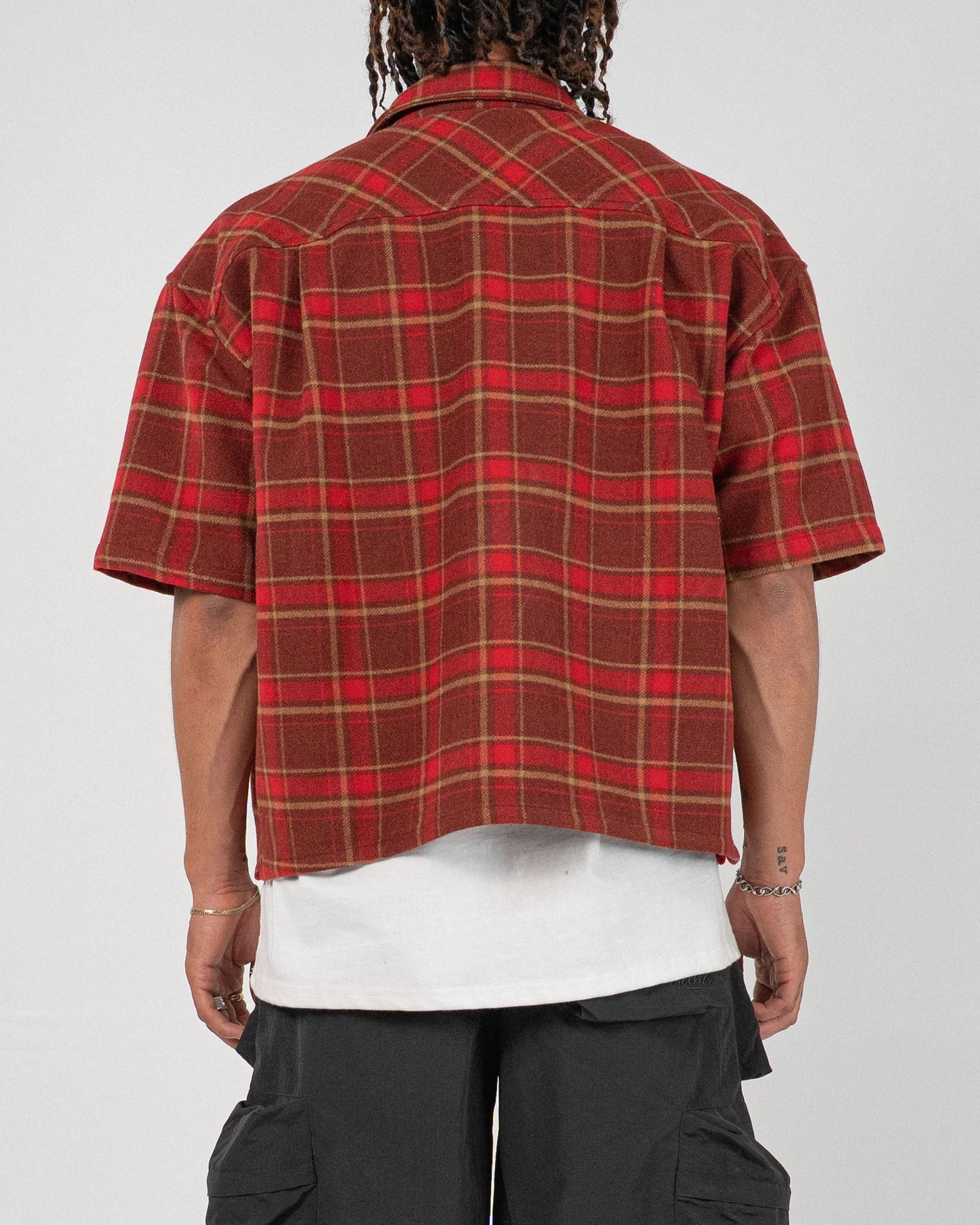 EPTM Boxy Flannel Red