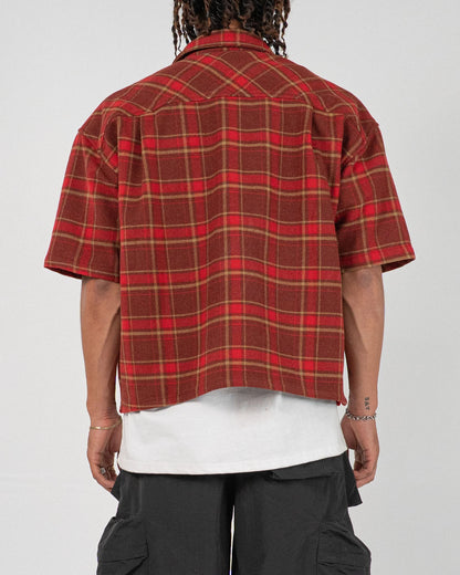 EPTM Boxy Flannel Red