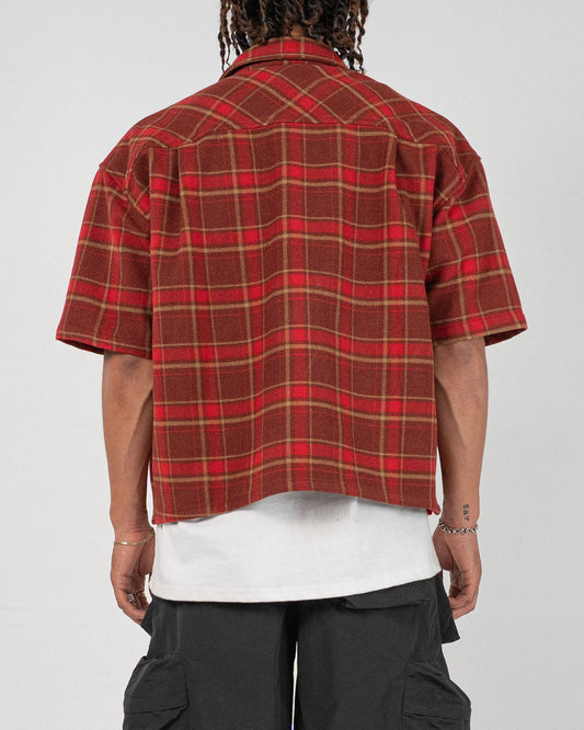 EPTM Boxy Flannel Red