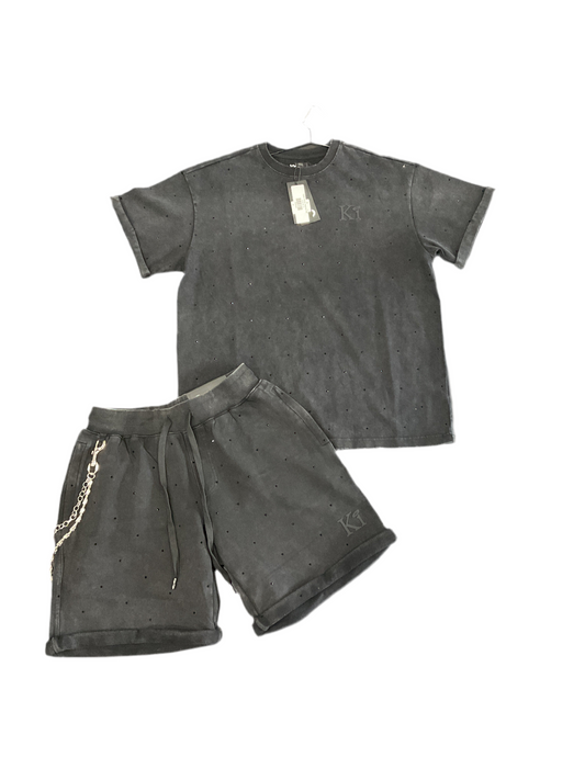 KI Dnm Black Stone Washed Set