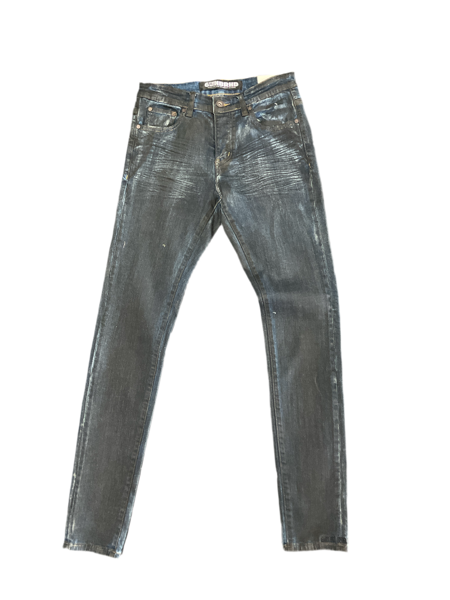 6TH Bro Dark Blue Skinny Denim